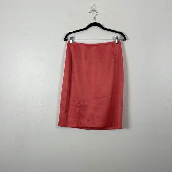 Adrianna Papell Occasion two piece skirt suit satin look front hook closure 8 - Picture 6 of 10